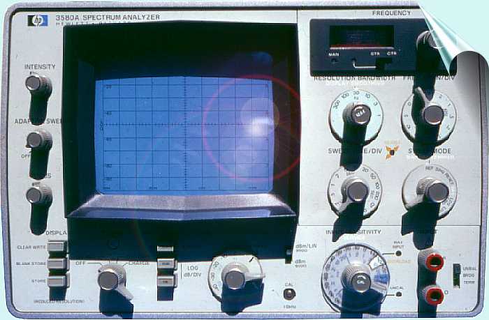 HP 3580A Audio Spektrum Analyzer