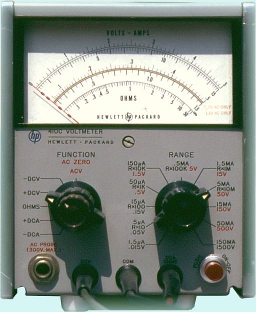 HP 410C Electronic Voltmeter
