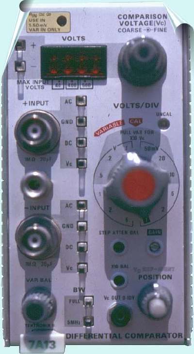 Tektronix 7A13 Voltage Comparator Amplifier