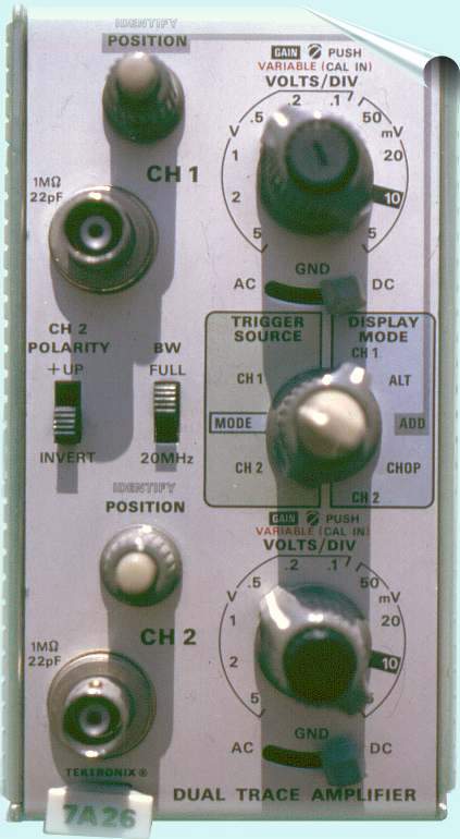 Tektronix 7A26 Amplifier plug-in
