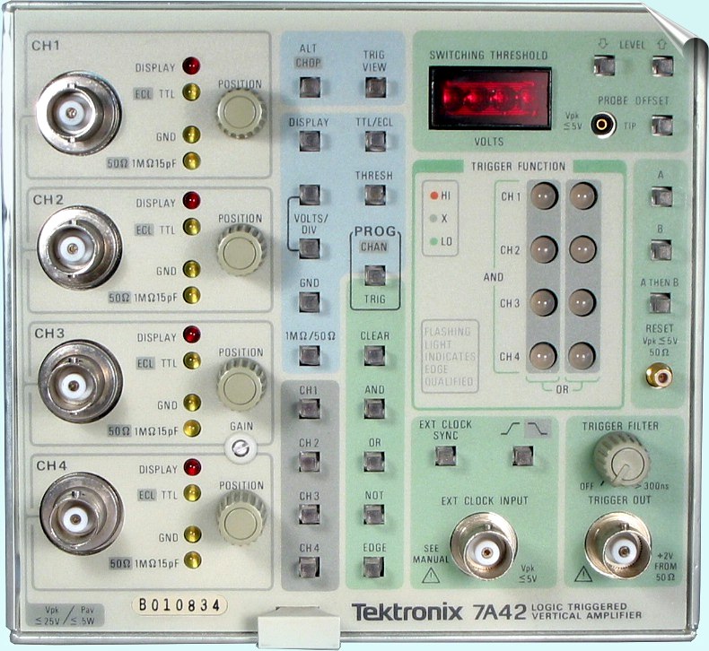 Tektronix 7A42 Logic Triggered Vertical Amplifier
