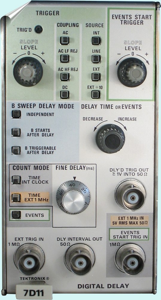 Tektronix 7D11 Digital Delay Einschub