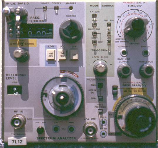 Tektronix 7L12 Spectrum Analyzer plug-in