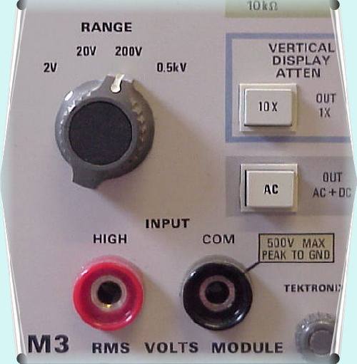 Tektronix M3 RMS Volts Module for 7D12