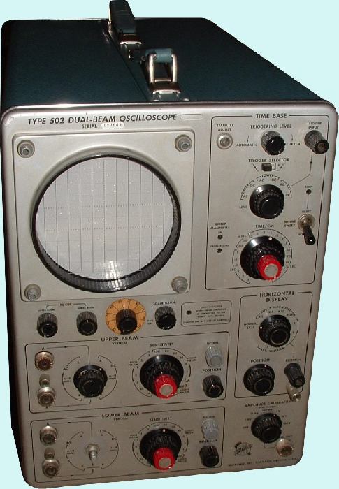 Tektronix 502 Dual Beam Oscilloscope