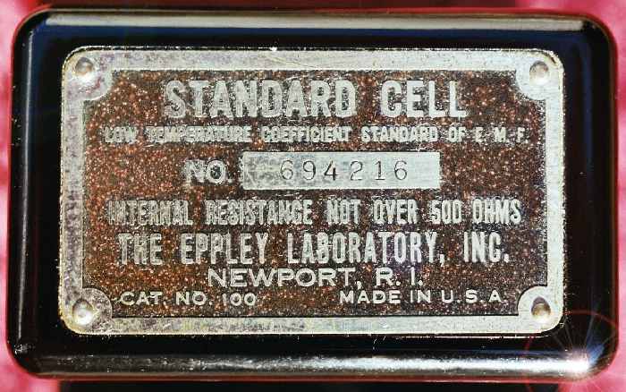 Eppley Laboratory Inc. Standard Cell No.100