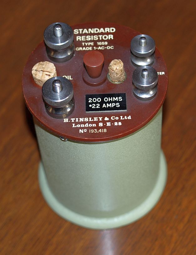Tinsley Standard Resistor Type 1659