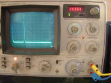 Klirrfaktormessung mit 15 kHz an 4 Ohm mit 300 mVRMS Amplitude