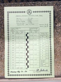 calibration report